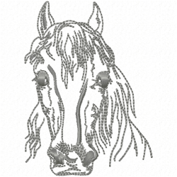 Horses Embroidery Design 8 Horses Embroidery Design 8